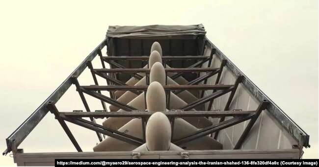 Пускова установка БПЛА «Шахед»