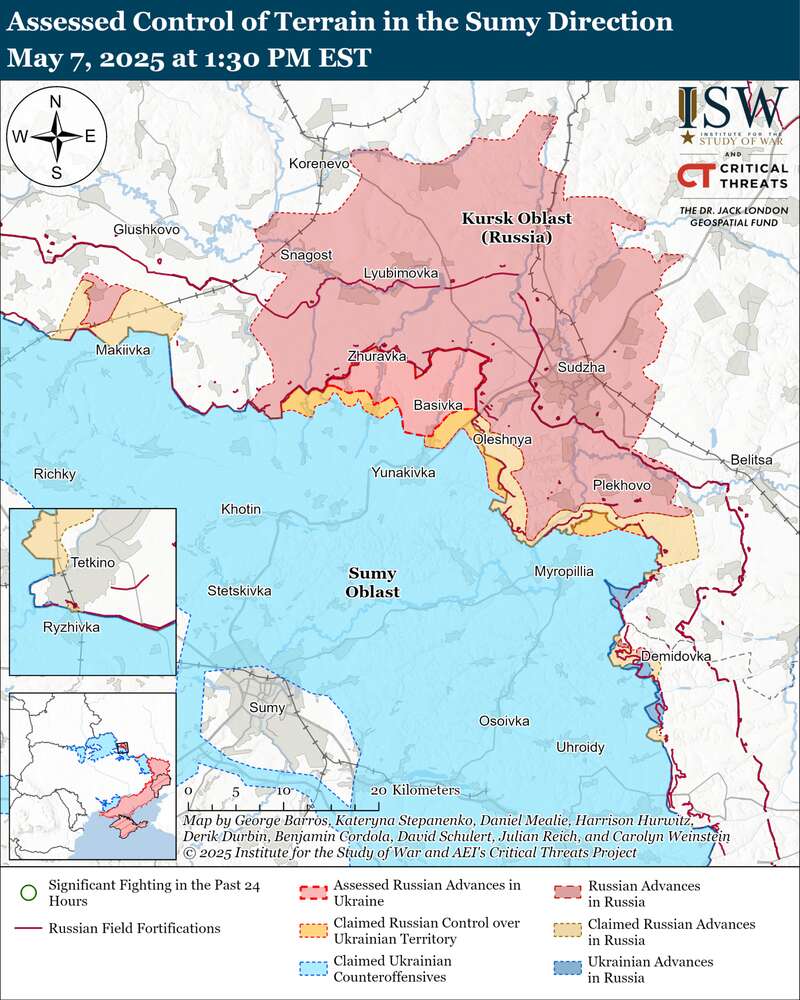 Сили оборони знову просунулися на Курщині: в ISW розповіли про ситуацію. Карта dqxikeidqxiqqeant