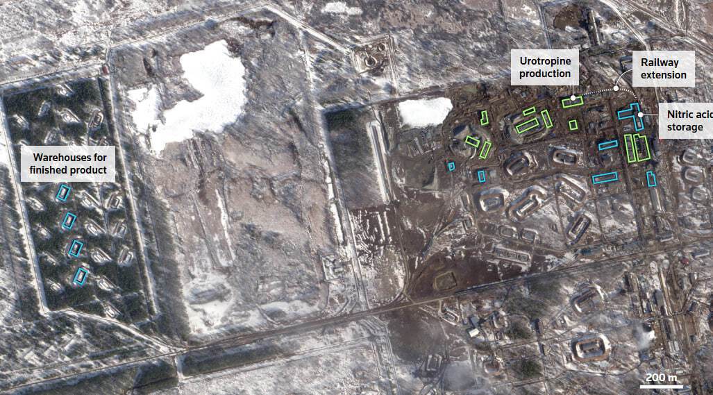 Россия расширяет завод по производству взрывчатки – Reuters