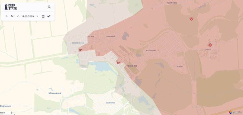 Map update from DeepState