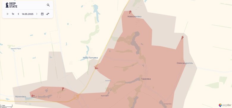 Map update from DeepState