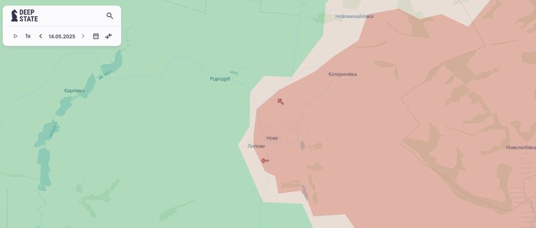 Map update from DeepState dqxikeidqxitkant