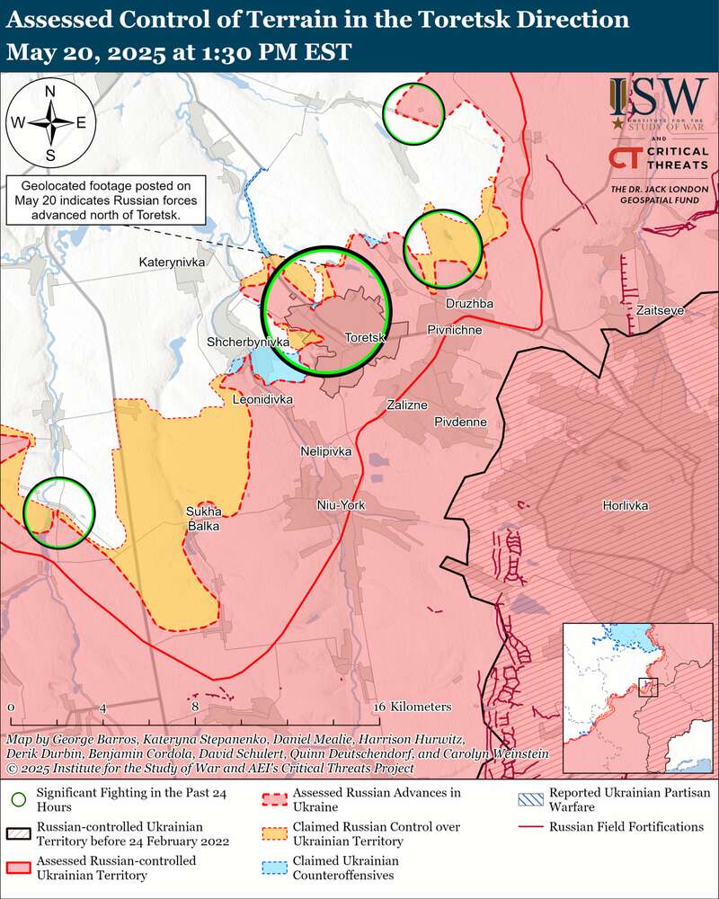 Российские войска не прекращают штурмов: в ISW оценили, где продвинулся враг. Карта