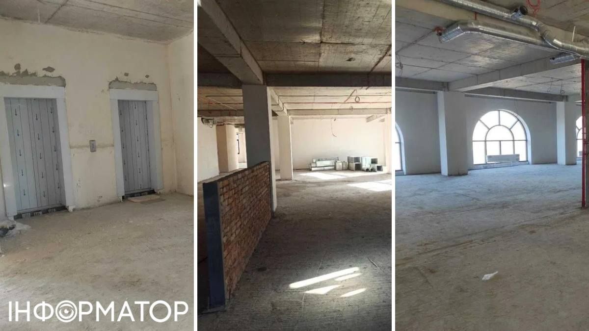 Приміщення БЦ Вознесенського ще не знали орендарів: всередині на поверхах - лише dqxikeidqxiqqeant