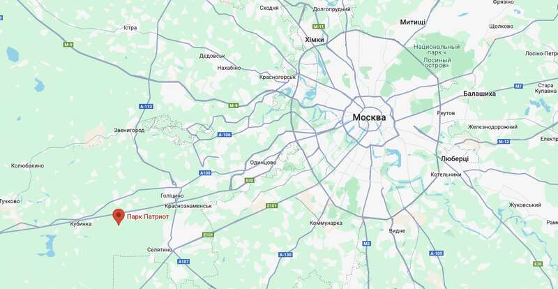 The military complex is located about fifty kilometers from Moscow dqxikeidqxitkant