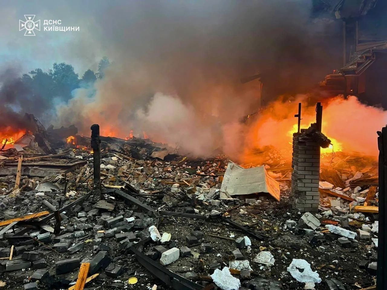 Атака РФ на Київщину