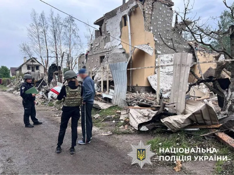 Під час нічної атаки на Київщину загинуло четверо людей: фото й відео наслідків руйнувань