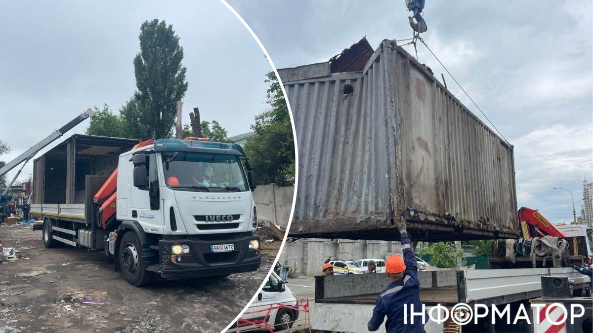 Залізничні контейнери, у яких розташовувалися торговельні місця, простояли тут 20-30 років. Фото: КП