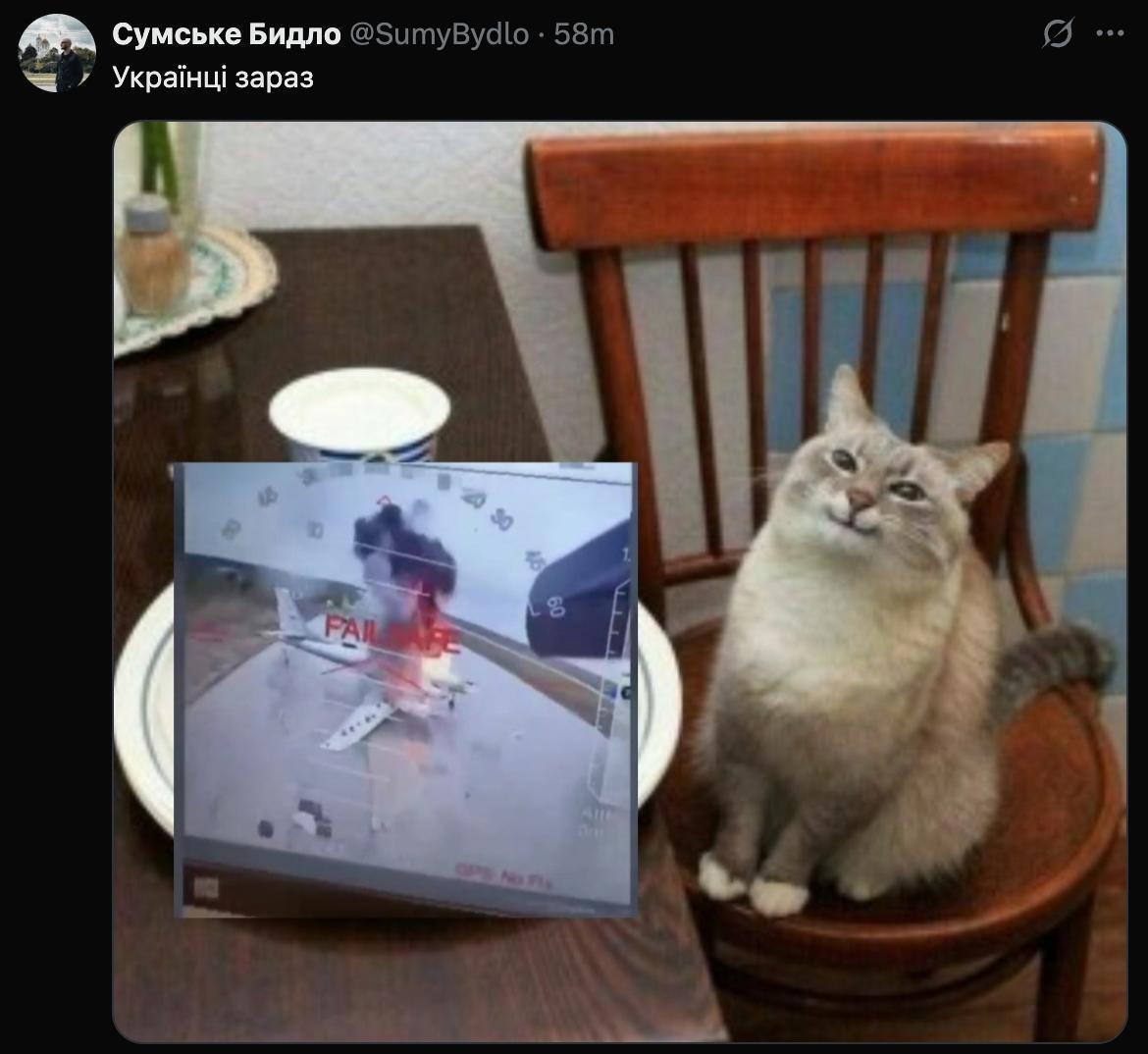 Атака на аеродроми РФ 1 червня - меми про СБУ - меми про удари по Росії