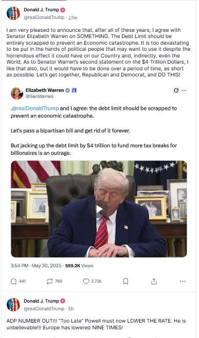 Трамп внезапно перезалил в Truth Social пост о разговоре с Путиным