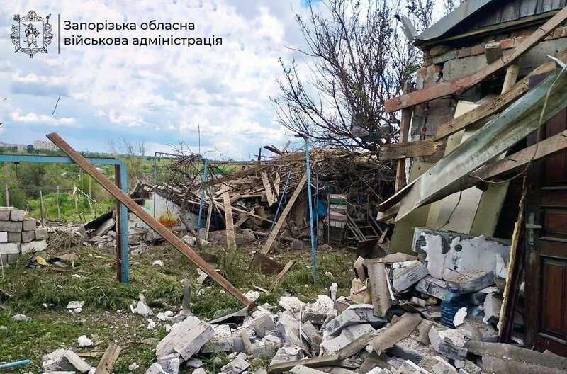 Атаки РФ на Запорожскую область