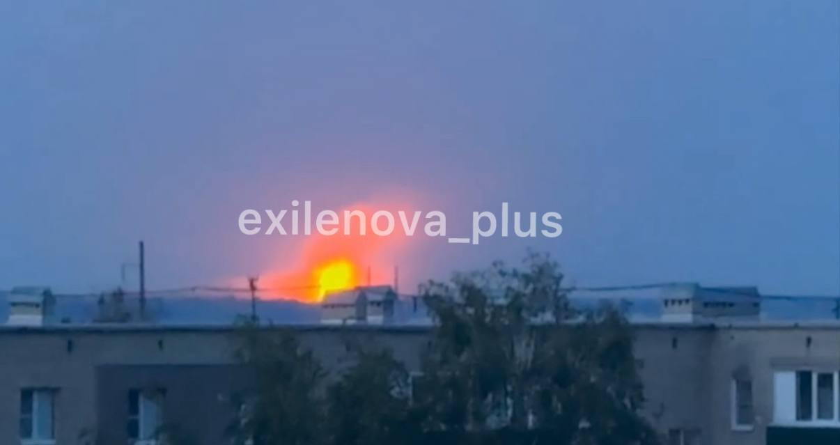 Drones attacked Tambov Gunpowder Plant, a fire broke out: the fire is visible from afar. Photo and video dqxikeidqxiqqeant