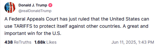 Скриншот: Truth Social dqxikeidqxiqqeant