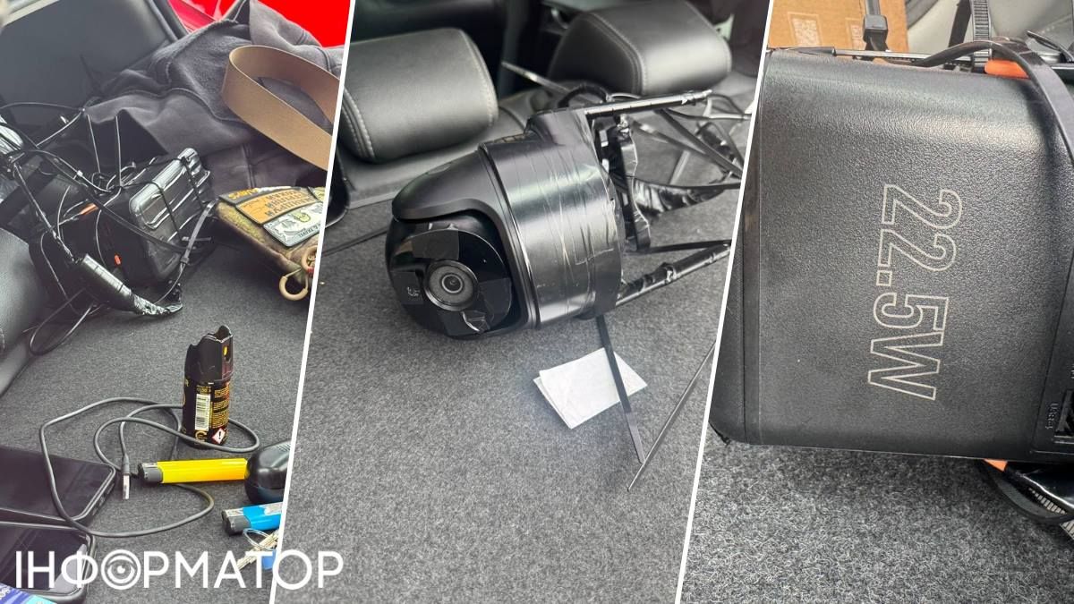 Inside the car, Bilous says, they found a lot of spy gear dqxikeidqxitkant