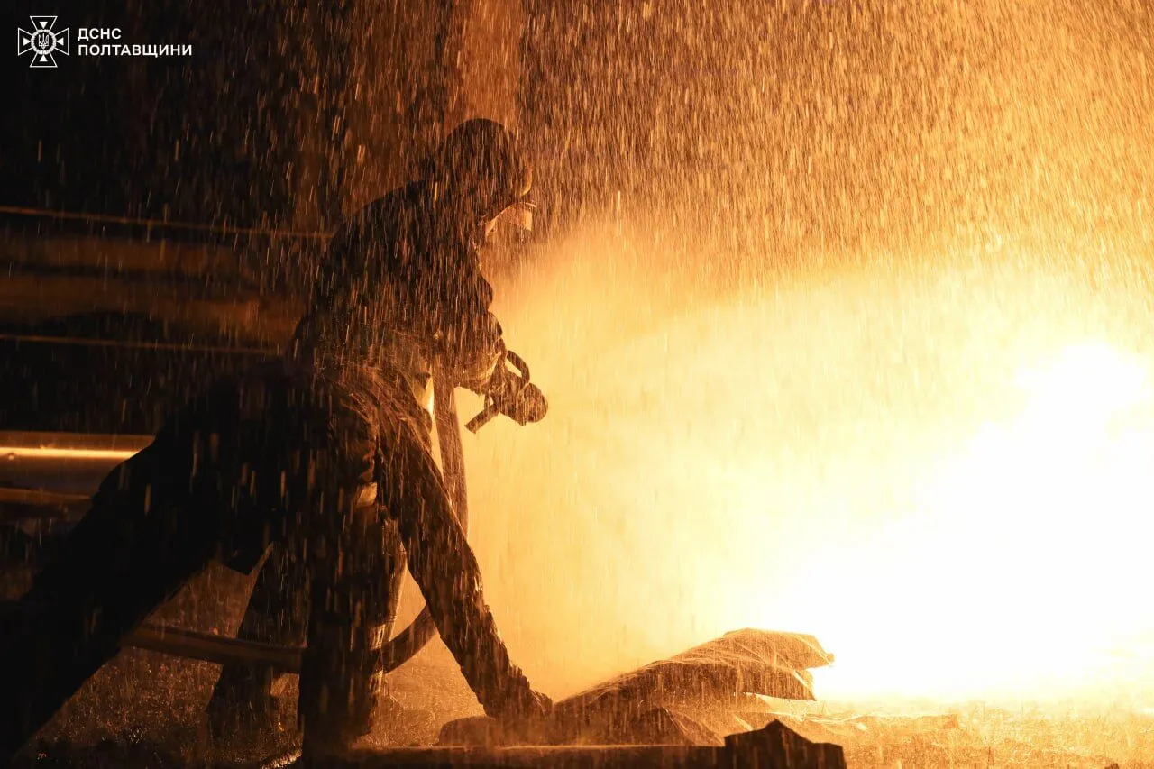 Hit by missiles and drones: consequences of a massive attack by Russian forces on Poltava region. Photo