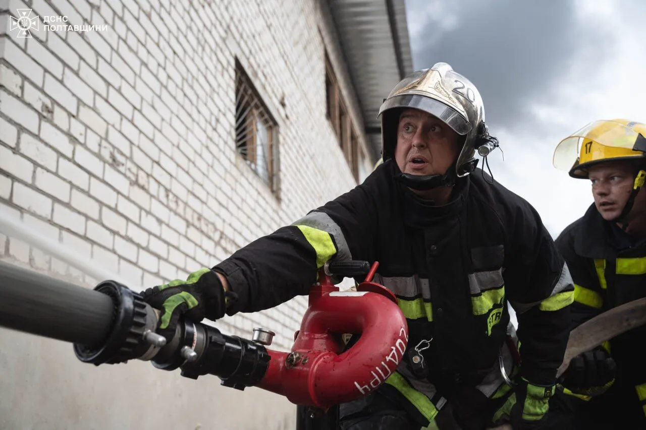 Hit by missiles and drones: consequences of a massive attack by Russian forces on Poltava region. Photo