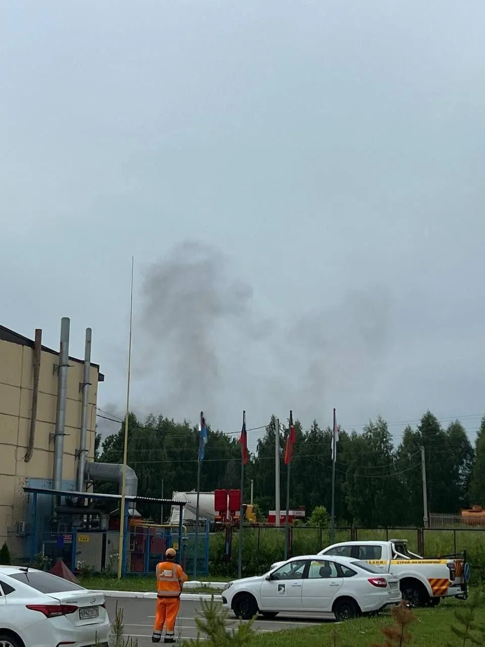 В российском Татарстане атакован город, где собирают дроны: возник пожар. Видео