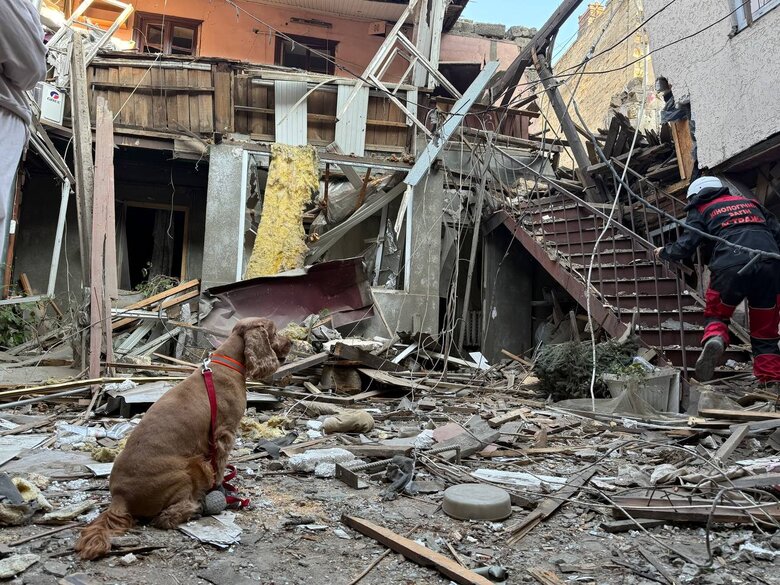 Russian drone attack on Odesa dqxikeidqxitkant