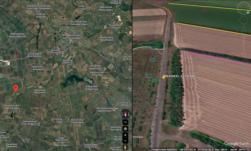 Атака РФ на захід від Яблунівки