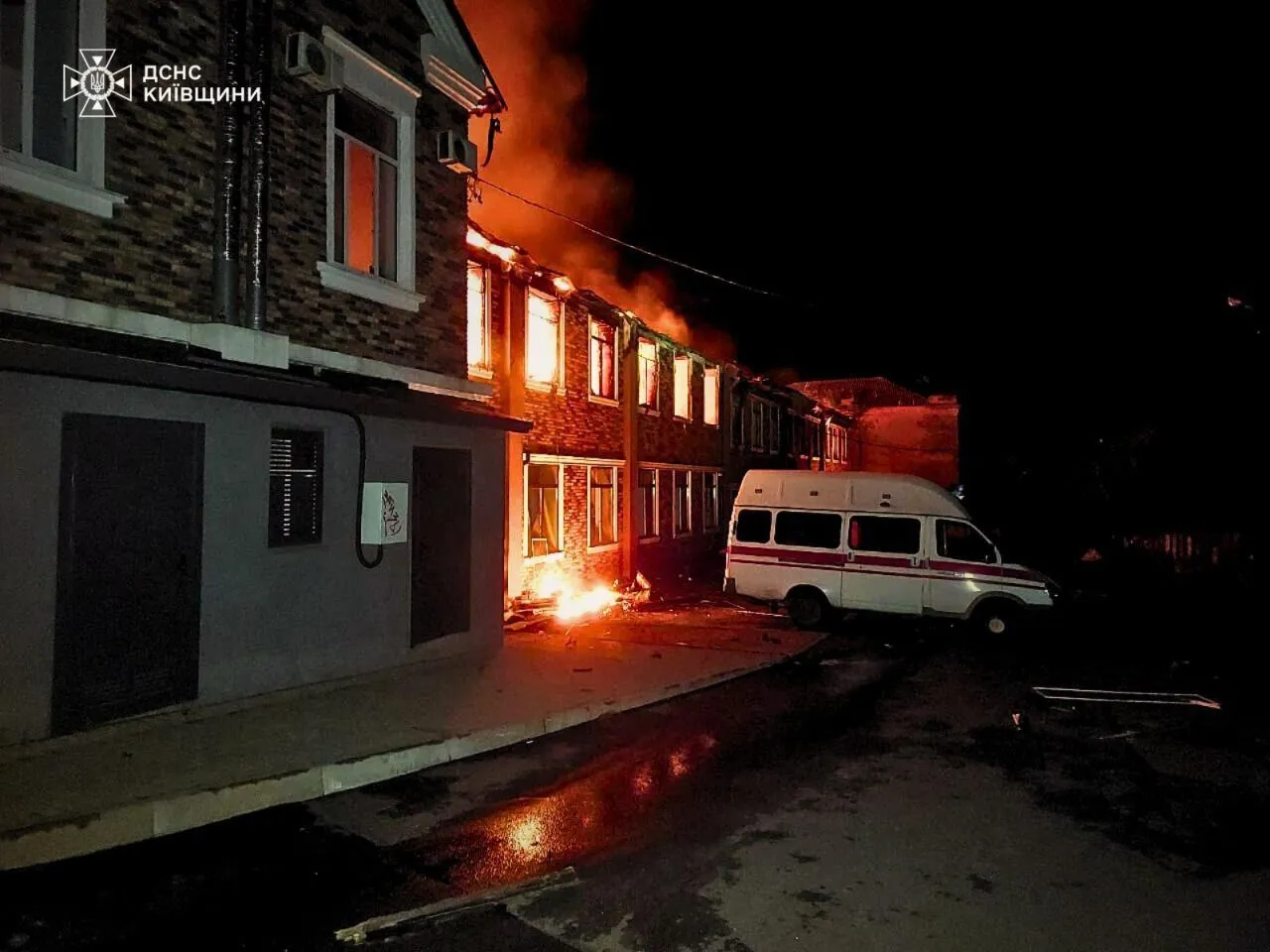 There is a victim, among the injured are rescuers: new details of the Russian attack on Kyiv region. Photo