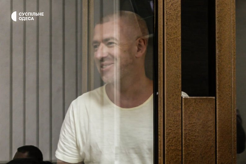 Микола Майоренко в залі суду в Одесі 19 червня 2025 року
