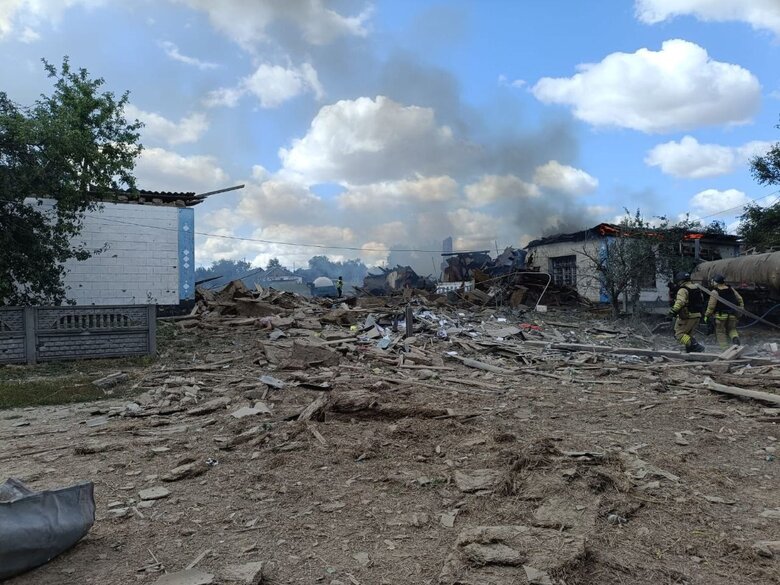 consequences of the strike on the Kamianske region