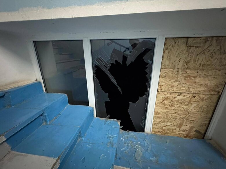 hospital in Kherson after the shelling