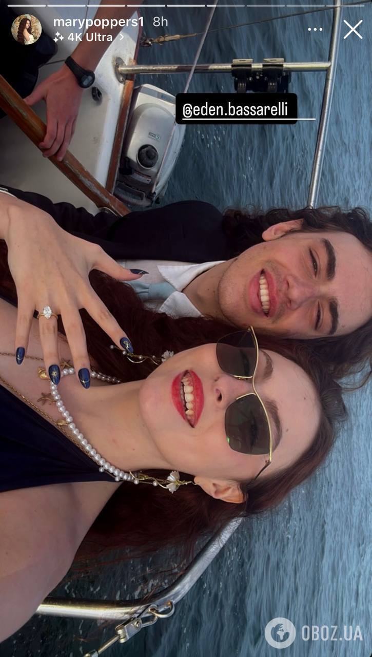 20-річна донька Олі Полякової виходить заміж: що відомо про коханого Маші, який зробив їй пропозицію на яхті серед піц. Фото, відео