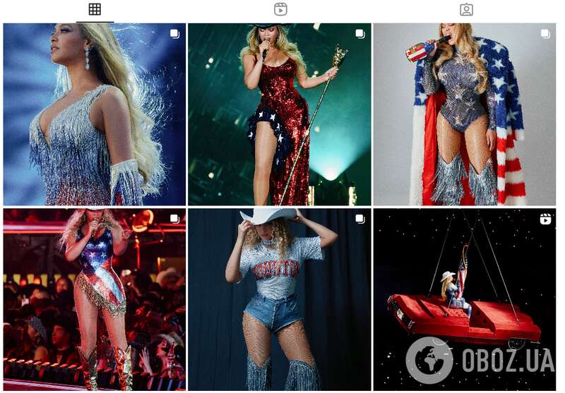 Бейонсе, яка одягалася в українські бренди, шокувала вибором нового сценічного образу в кольорах РФ: Z-патріоти побачили в цьому