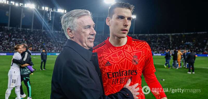 Анчелотти, который не выпускал украинского футболиста в dqxikeidqxitkant