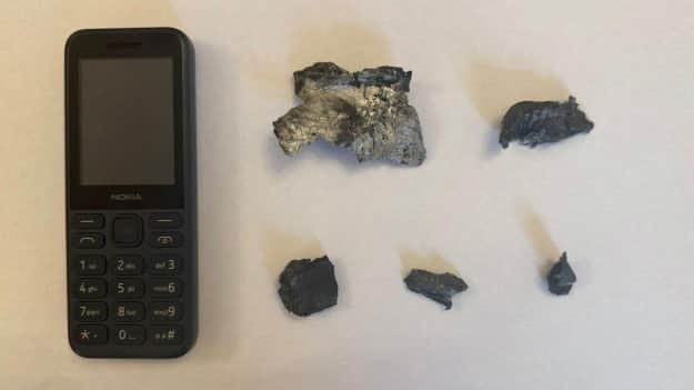 Shrapnel collected on the territory of the nunciature in Kyiv dqxikeidqxitkant