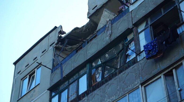 aftermath of the strike on Pavlohrad