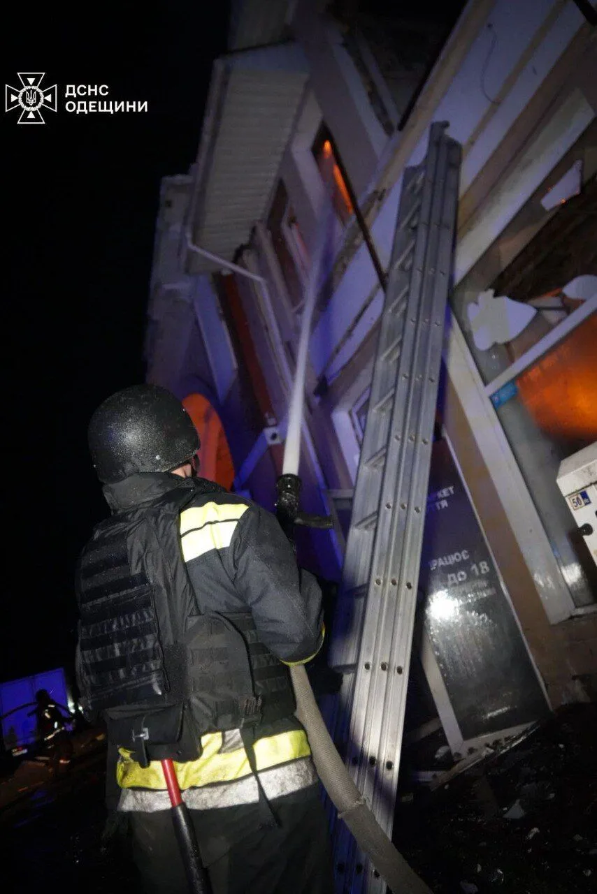 Shahed attack on Odesa dqxikeidqxitkant