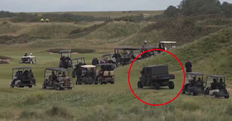 Дональд Трамп у Шотландії dqxikeidqxitkant