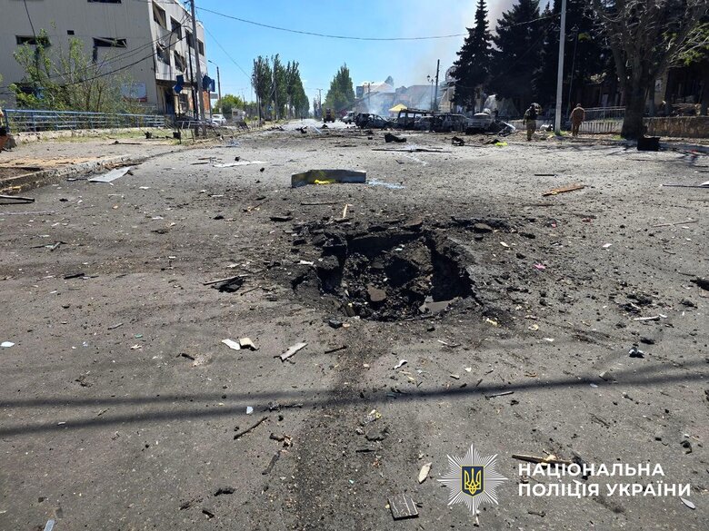 Druzhkivka after the shelling