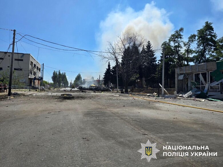 Druzhkivka after the shelling