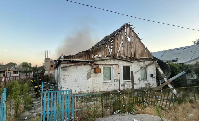 Никопольщина после обстрела