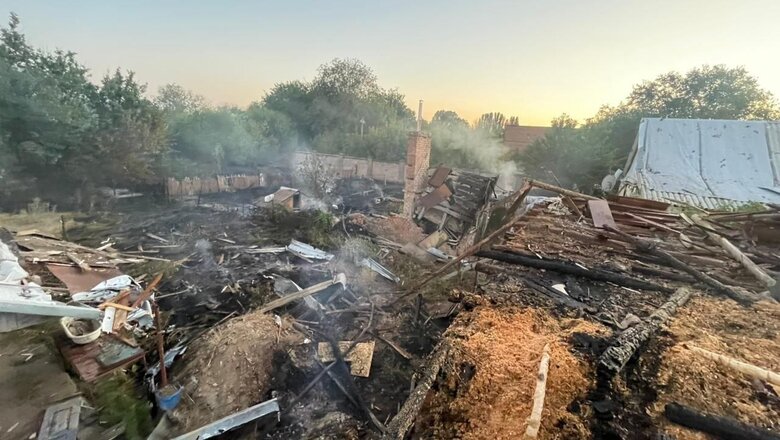 Никопольщина после обстрела