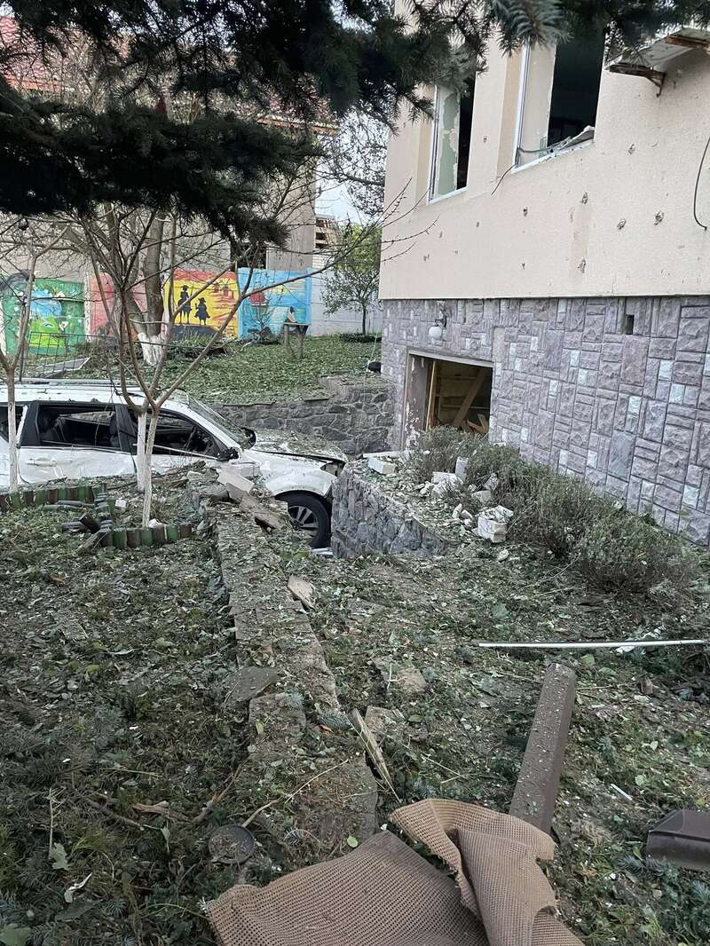 Будинок рестораторки Січкар був пошкоджений внаслідок російської атаки на Київщину. Фото