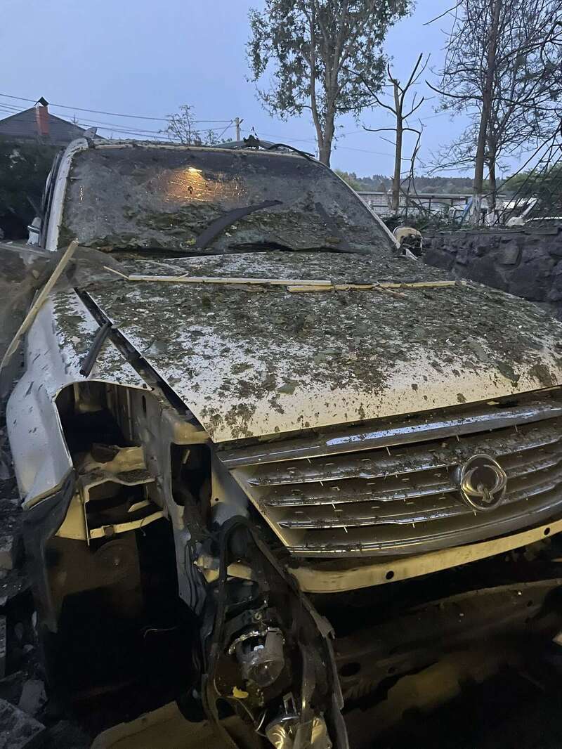 Будинок рестораторки Січкар був пошкоджений внаслідок російської атаки на Київщину. Фото