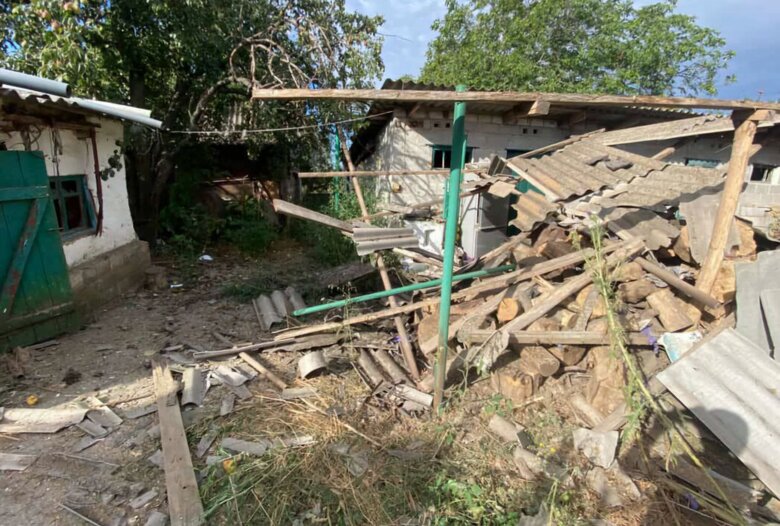 Nikopol region after the shelling