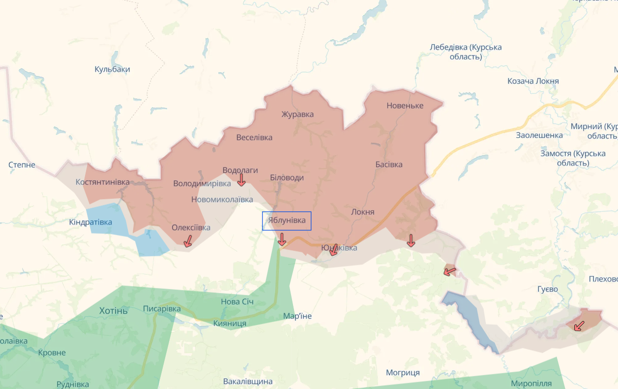 Российские воины продвинулись на севере Сумской области, - Генштаб dqxikeidqxiqqeant