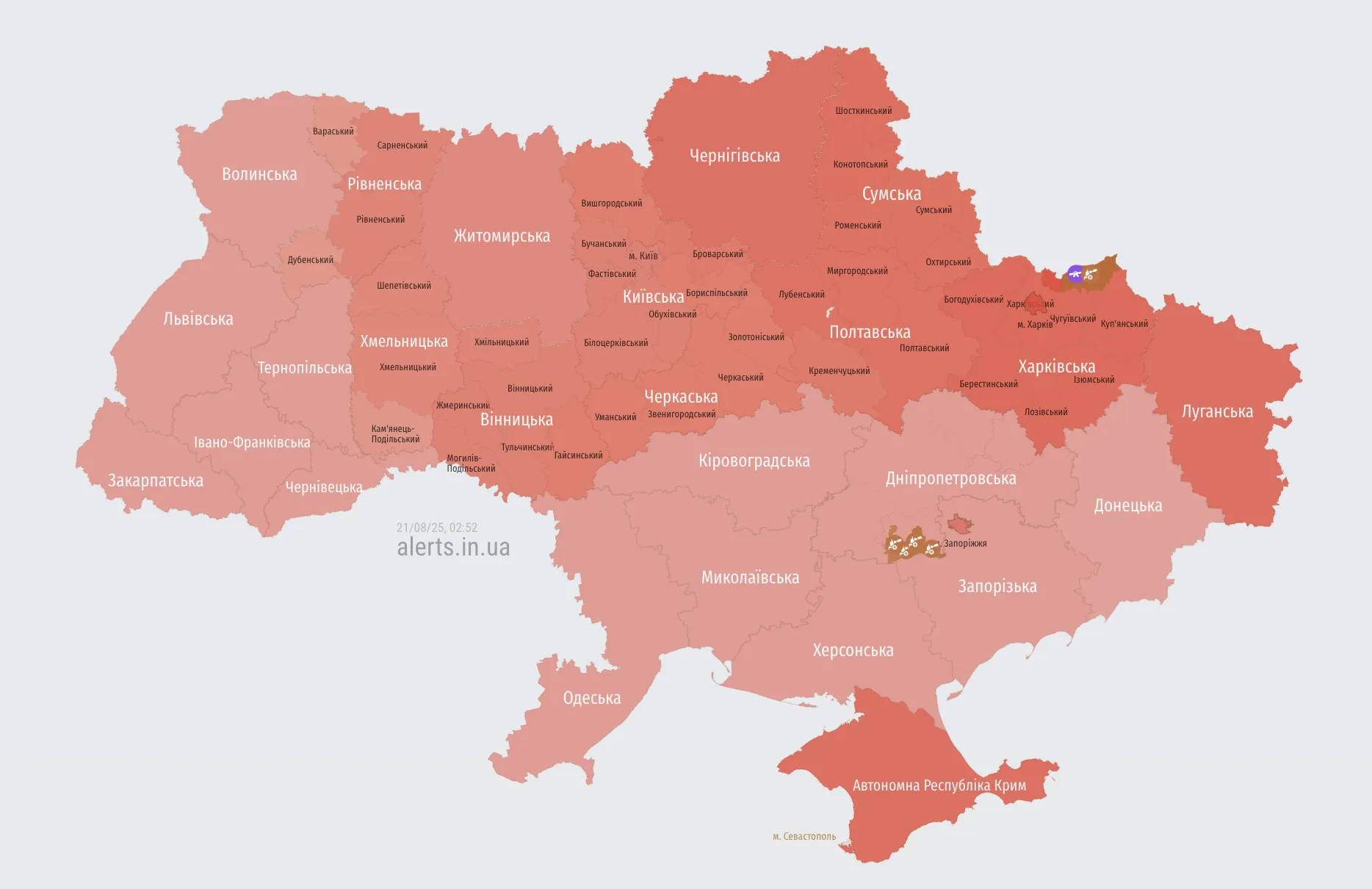 Russia massively attacked Ukraine 
