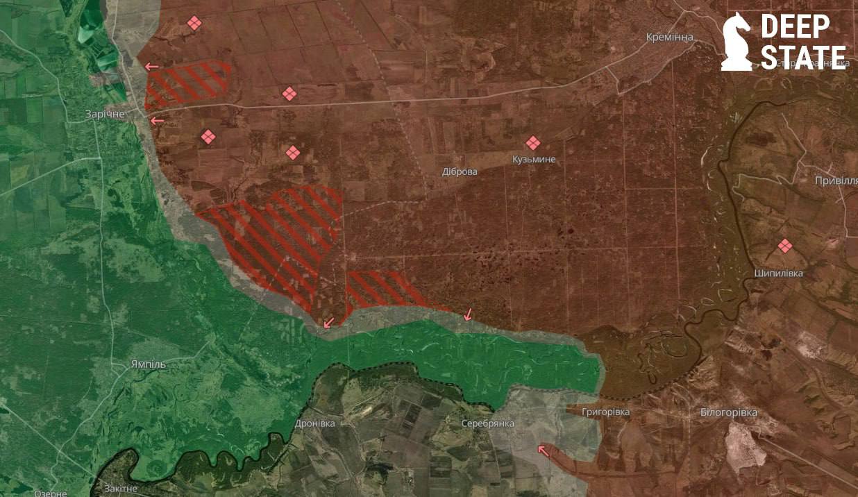 combat operations in the Serebrianske forestry dqxikeidqxitkant