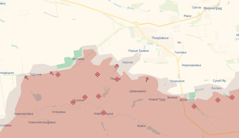 Enemy advancement on August 27 What is known was reported by DeepState