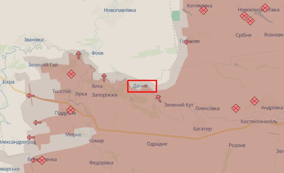 Флаг Украины на месте: Генштаб опроверг оккупацию села Дачное на Днепропетровщине dqxikeidqxitkant