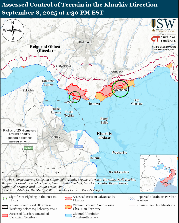 ЗСУ просунулись на Сумському напрямку, армія РФ готується до штурму Покровська: карти ISW