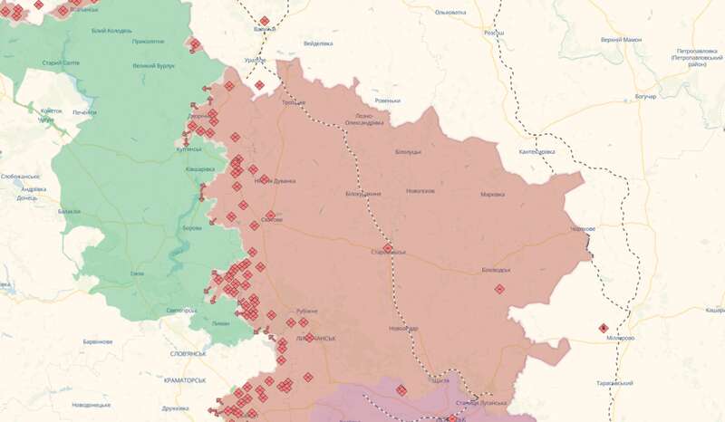На окупованій Луганщині ударні дрони завдали удару по складу боєприпасів: була потужна детонація. Відео dqxikeidqxiqqeant