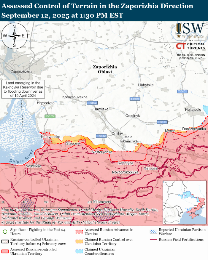 Армія РФ атакує по всіх напрямках фронту, але безрезультатно: карти ISW