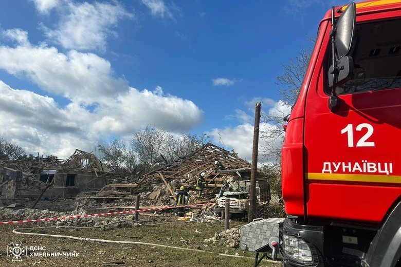 Khmelnytskyi region after shelling